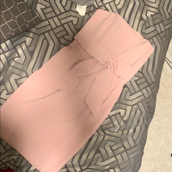 LAST 1️⃣ 🌸 Blush Front Tie Dress 🌸 - Picture 4 of 4